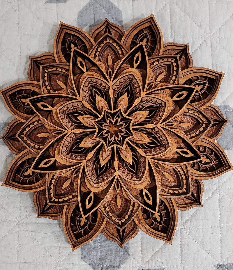 Wood Design Prescott Arizona_LASER MANDALA DESIGNS